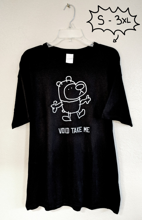 dokuzo:Give in to the unknown, Void Take me.Shirt design and comic © Lin Visel @ http://www.owlincom