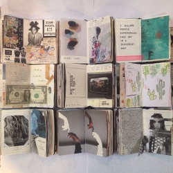 caitmceniff:  my journals from 2015 - I hope to continue journals for 2016! 