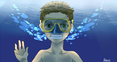 nasell:  mermaid!cas & Dean ＜＜(ﾟ∀ﾟ)＞＞