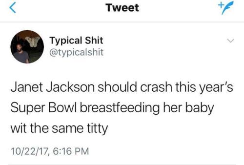 browsedankmemes:  On Janet Jackson still being banned from the Super Bowl (via /r/BlackPeopleTwitter)