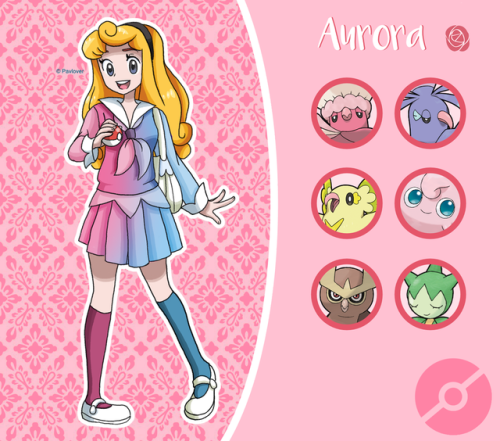 princessesfanarts:￼￼￼￼Disney Pokemon trainer by Pavlover