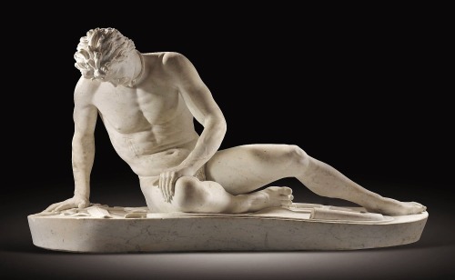 hadrian6: The Dying Gaul. 19th.century. The Italian School. after the antique. marble.         http: