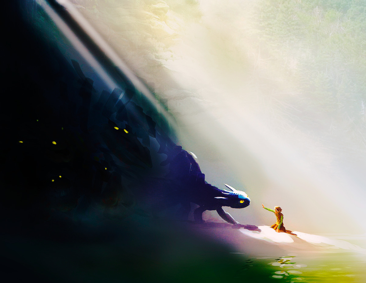 queenbovine: graphrofberk:  Concept art by Chris Sanders (x) (with my edits)   my