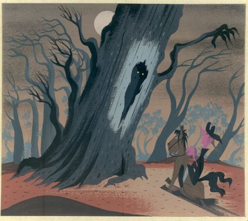 brianmichaelbendis: Mary Blair’s concept art for Disney’s The Legend of Sleepy Hollow (1