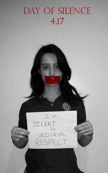 star-scout:  My School makes these posters for day of Silence every year. 2015