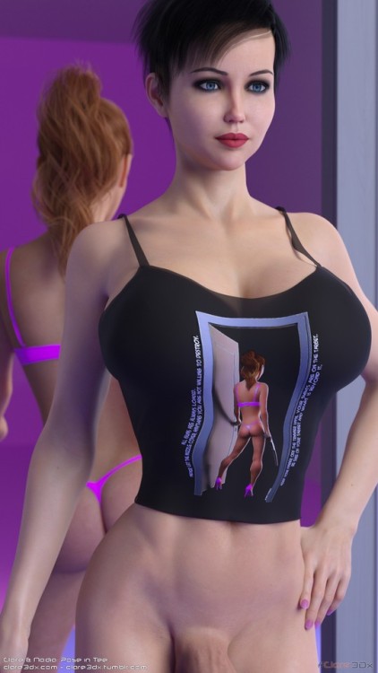 Post 640:  Clare & Nadia, Caption This / Pose in Tee Get the t-shirts/tank tops them at Teespring!Previously:  Clare & Nadia, Wannabe Dickgirl Part 1 | Part 2 | Part 3Nadia, Caption ThisPart 1 | Part 2Clare, Changes V3.1Part 1Nadia, Nude Art