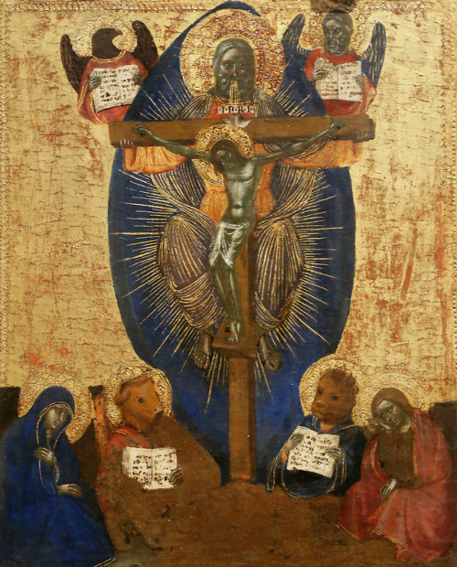 speciesbarocus:Barnaba da Modena - Crucifixion (1374).