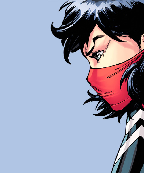 wadewllson:  cindy moon in spider-man and silk: the spider(fly) effect 01