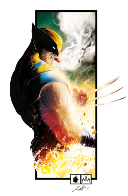 herochan:  Wolverine Lithograph Created by Leonardo