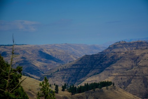 Joseph Canyon viewpoint, near Hell’s Canyon. Nez Perce National Historical Park, Northeastern 