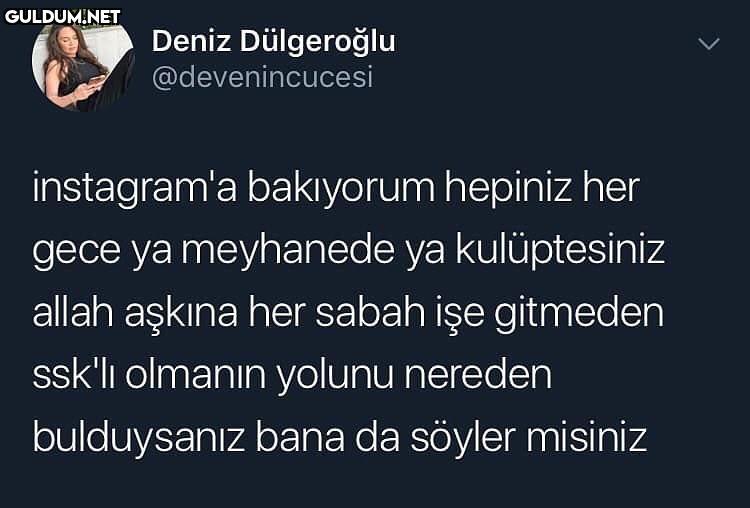 instagram'a bakıyorum...