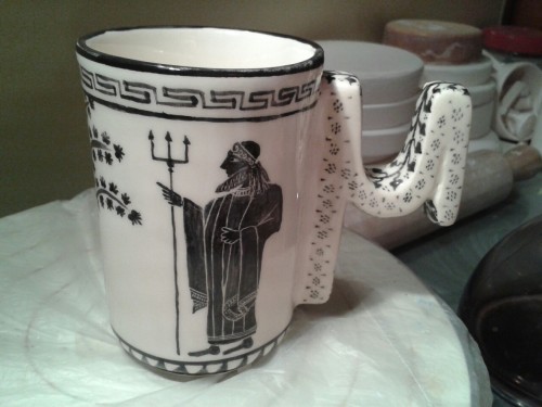 The mug of all mugs I’ve ever made! Finally have photos to show for it (procrastinating Plato)