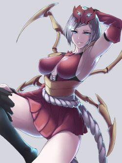 league-of-legends-sexy-girls:  Elise 