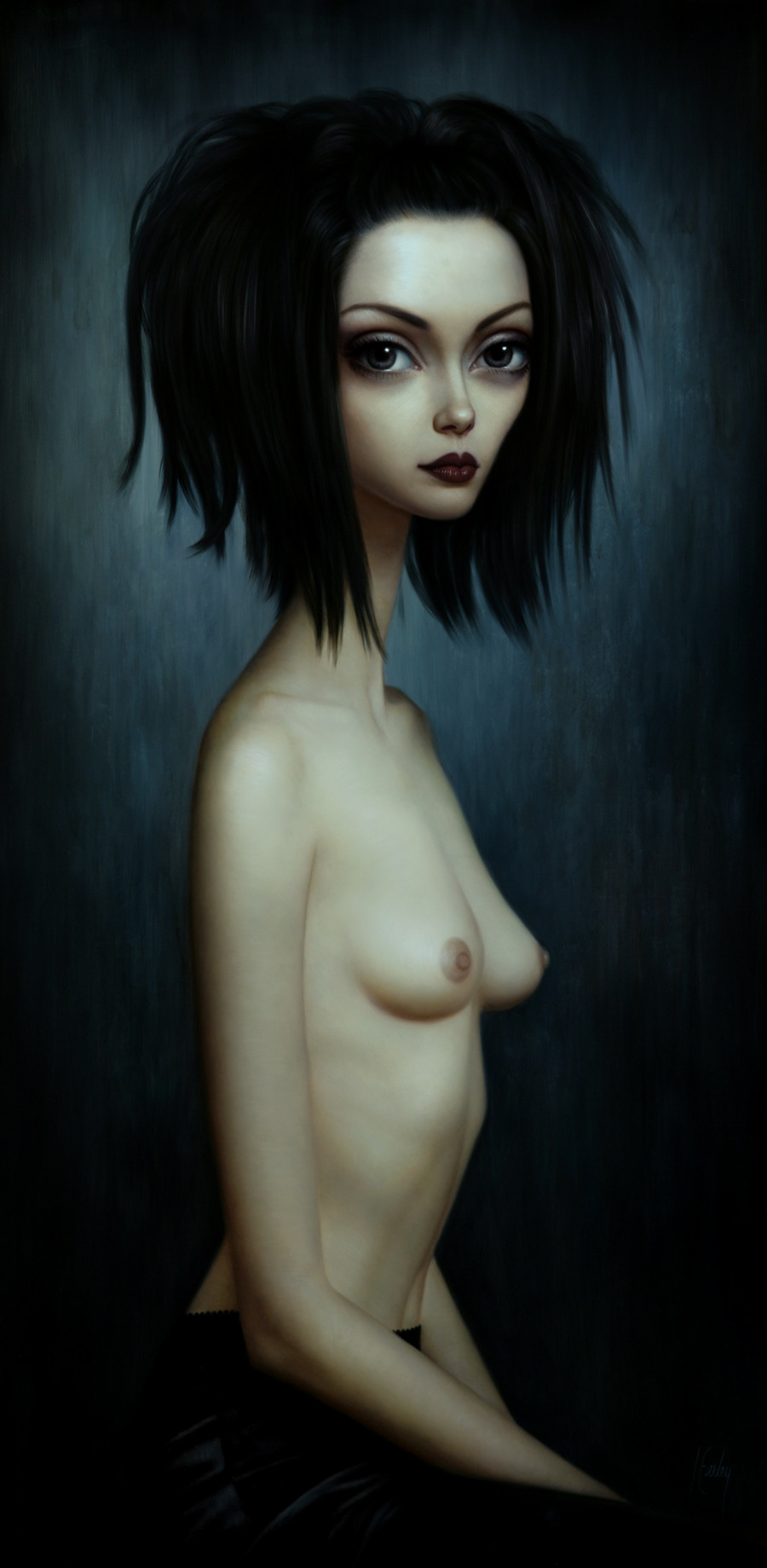 rfmmsd:  Artist: Lori Earley &ldquo;Amanda&rdquo; Oil on Board 2008 