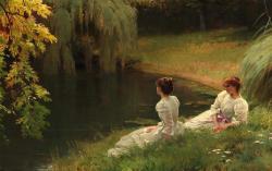 fleurdulys: Elegant Ladies at Rest - Louise-Emile