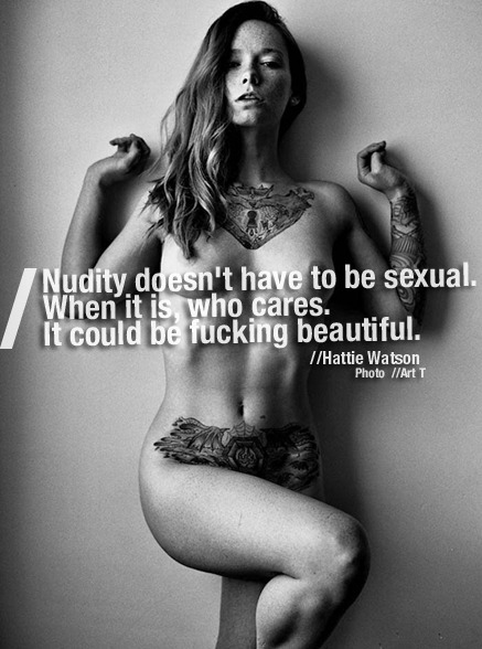  Read the full @Hattie_Watson Interview on The {Naked} Issue#HattieWatson #ArtT