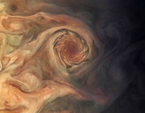 ohstarstuff: Jupiter as seen by Juno