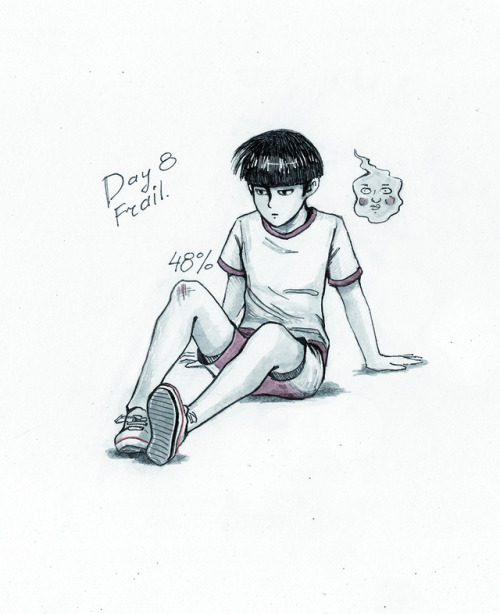 Day 8/31.Frail. Mob Psycho 100 - Kageyama Shigeo (Mob).