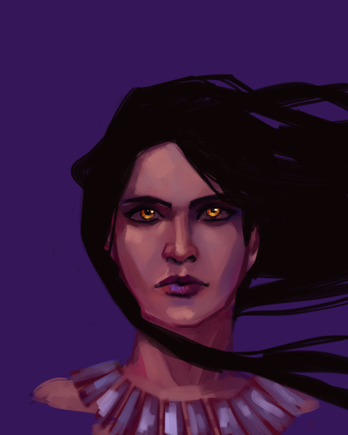 studsail: Juust a sketch of Morrigan /ᐠ｡ꞈ｡ᐟ\ _/¯