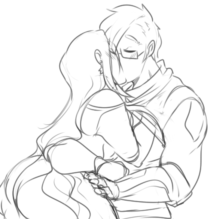 queenchikkibug: i like drawing them kissing oops @kentayuki