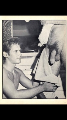 unclelucas:  jamesonboy: Always showered with Daddy. Would towel dry him off . Lay out underwear T-shirt socks for him if chose to wear . Pick up his used garments and towels which he left on floor for his boy to launder. The good old days!