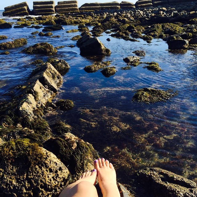 waitingfortheworldtoburn:  Perks of living at the beach 🌊