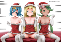 Pokegirls-Rule34:  Merry Christmas Wishes You Alolan Pokegirls