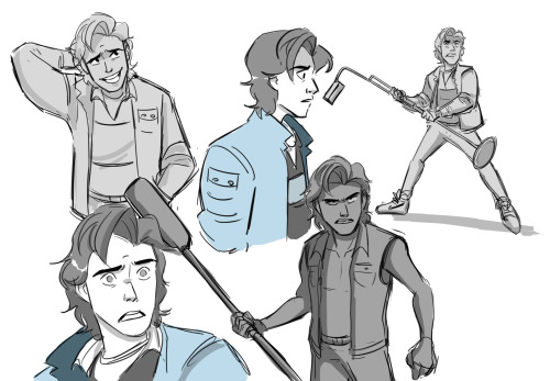 Some More Steve Harrington Sketches Since Its Been A While Since Ive Drawn The Boi