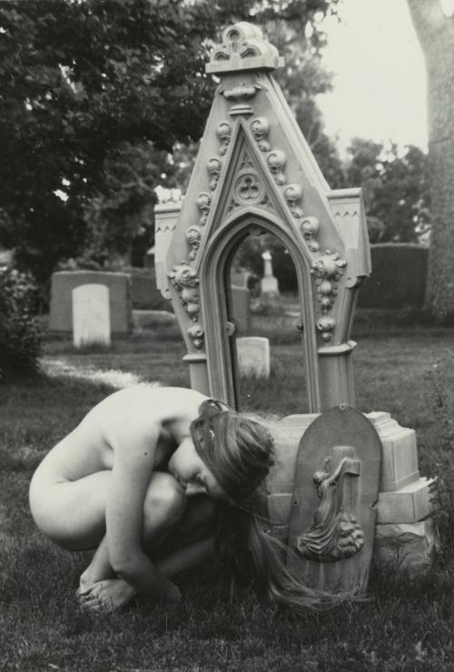 • Rhythm of SufferingBoulder, Colorado graveyard, 1975-1978 - Francesca Woodman“Don&rsquo;t say mour