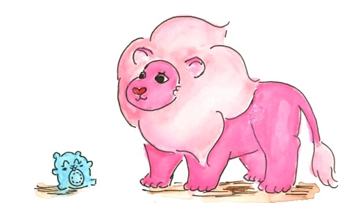drawsome-dreamer:  The scariest Lion on the beach XD