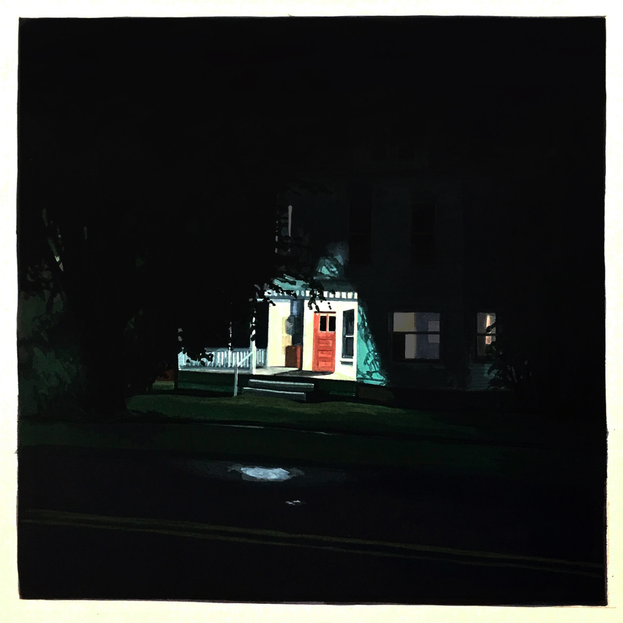 supersonicart:  Christopher Burk, Paintings. Gorgeous, mystery filled “nocturnes”