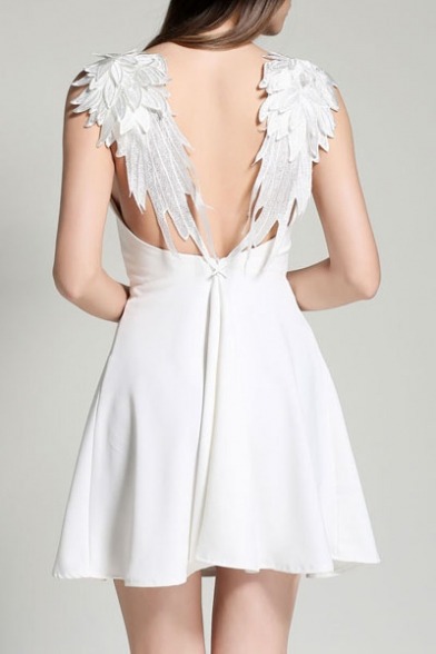 boomcherry1988:  FASCINATING GIRLS’ ITEMS {Worldwide Shipping}Hollow Wing Back