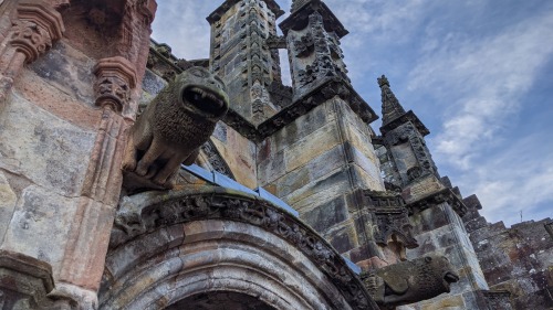 Rosslyn Chapel near Edinburgh, 2020A wide angle lens definitely helps frame this place - luckily it 