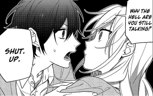 lmao this scene manga: Horimiya