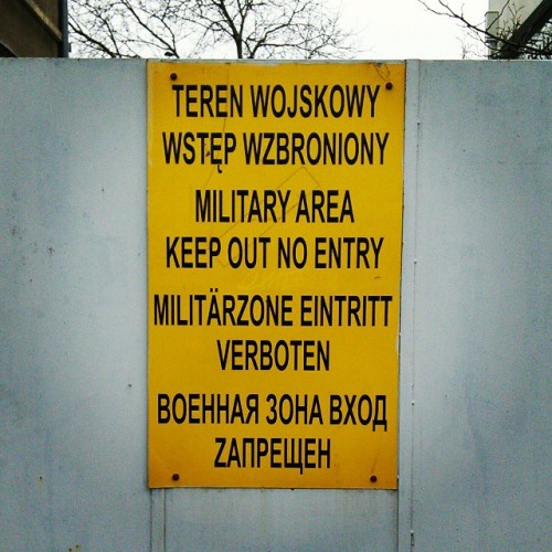 It looks like Russian skills are no longer a priority for the Polish army. #CyrillicFail