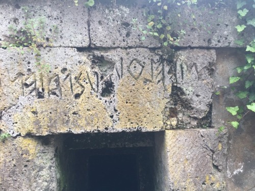 clodiuspulcher:Pictures from the Etruscan necropolis in Orvieto- being able to see the names of the 