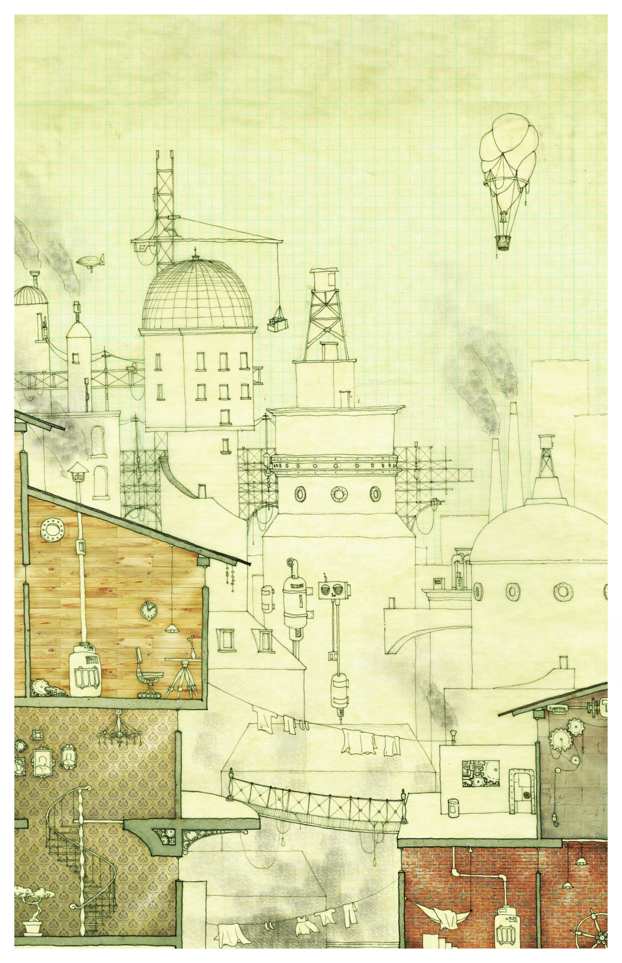drawingarchitecture:  Josh Riek | &ldquo;Untitled&rdquo; A Song About Chaos,