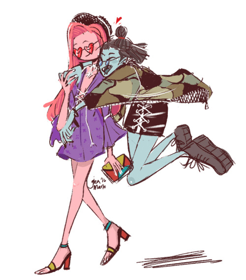 dreamydxze:  bubbline doodles <3  i love putting them in like, lookbook fashion or something 