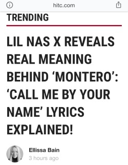 Lil Nas X Reveals Real Meaning Behind Montero Tumbex