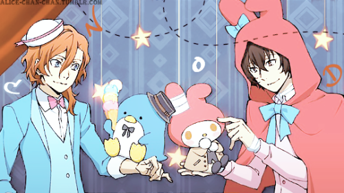 alice-chan-chan:BSD x Sanrio Characters
