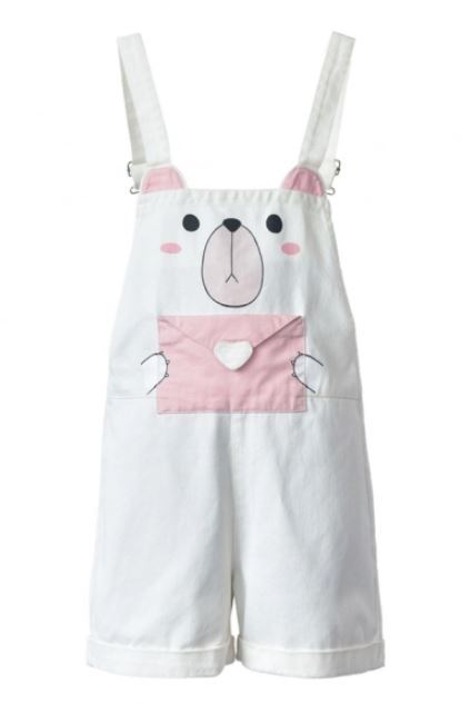 coquettefashion: Cute Animal Theme Items  Bear Dungarees | Paw Overall Skirt  Overall Mini