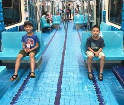 blazepress:  Taiwan Subway Gets Sport Themed Makeover for Upcoming
