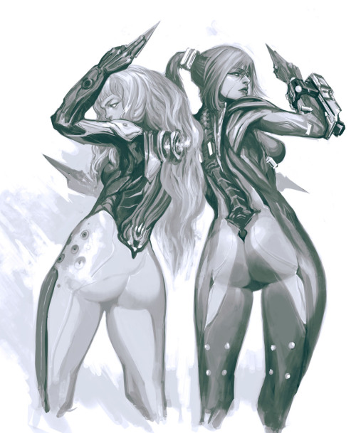 abemasters:  a game dear to my heart, here is some Warframe fanart by ikeda masateru