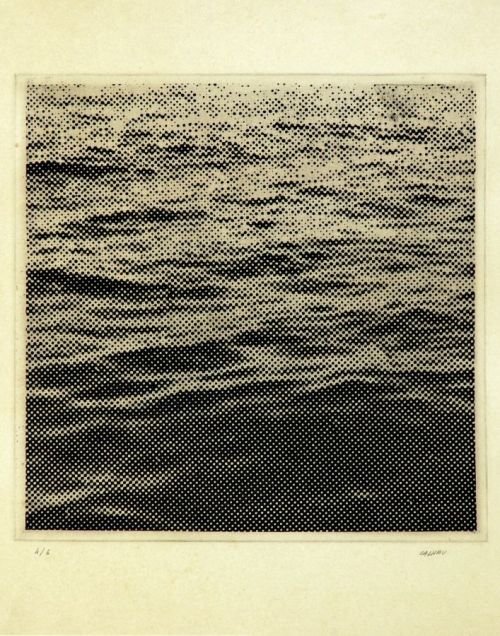 vjeranski:Fernando CalhauPhoto etching (água Forte)Mar II24,5x24,5 cm 
