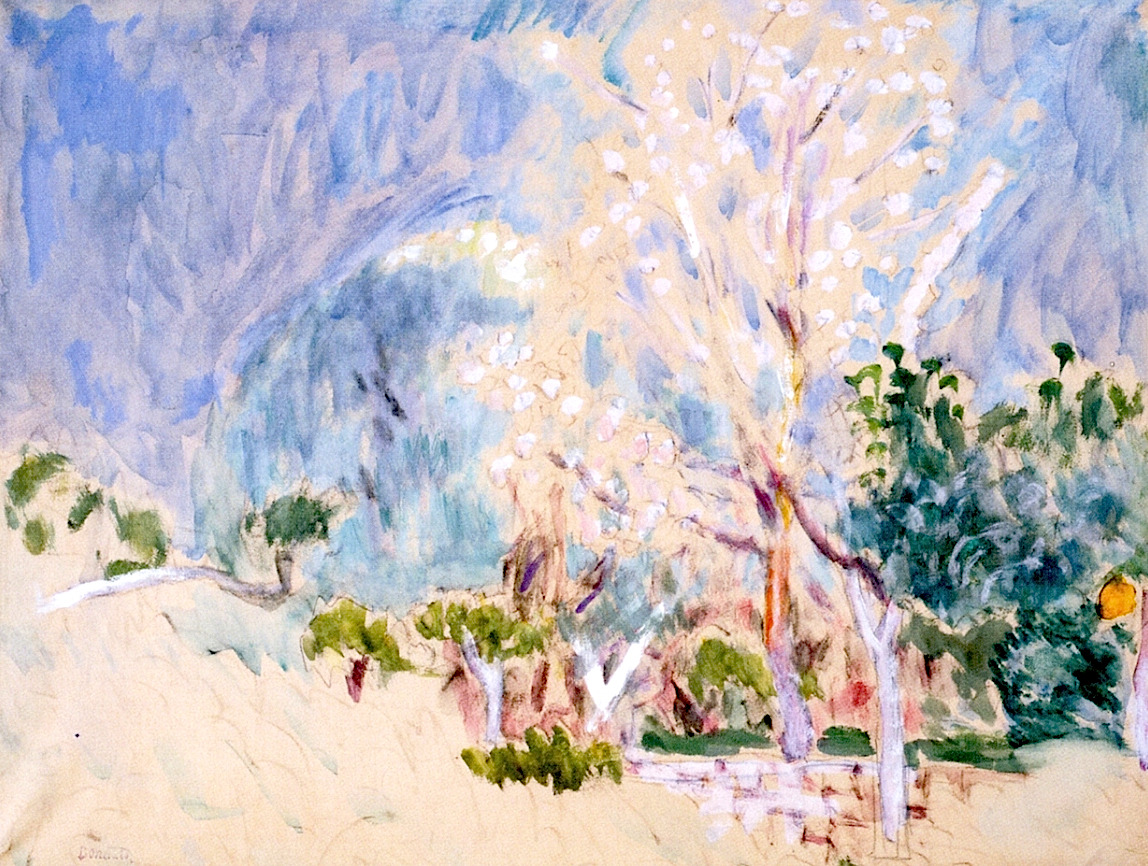 bofransson:  Landscape of Cannet, White Trees Pierre Bonnard - 1940