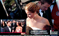 jenniferlawrencedaily:  Jennifer Lawrence arriving at the 85th Academy Awards 