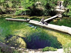 ninepulse:  Jacob’s WellJacob’s Well is one of the most significant natural geologic treasures in the Texas Hill Country. It is one of the longest underwater caves in Texas and an artesian spring. Jacob’s Well surges up thousands of gallons of water