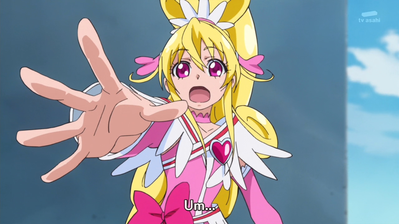 chinad011:  penciledcappers:  Magical girl problems with Cure Heart.  WHY DON’T