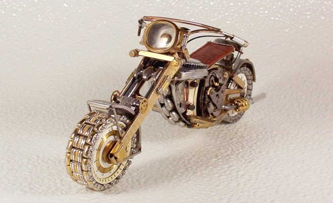 steam-on-steampunk:  motorcycle from watches dkart71~Steampunk Love •❀• by