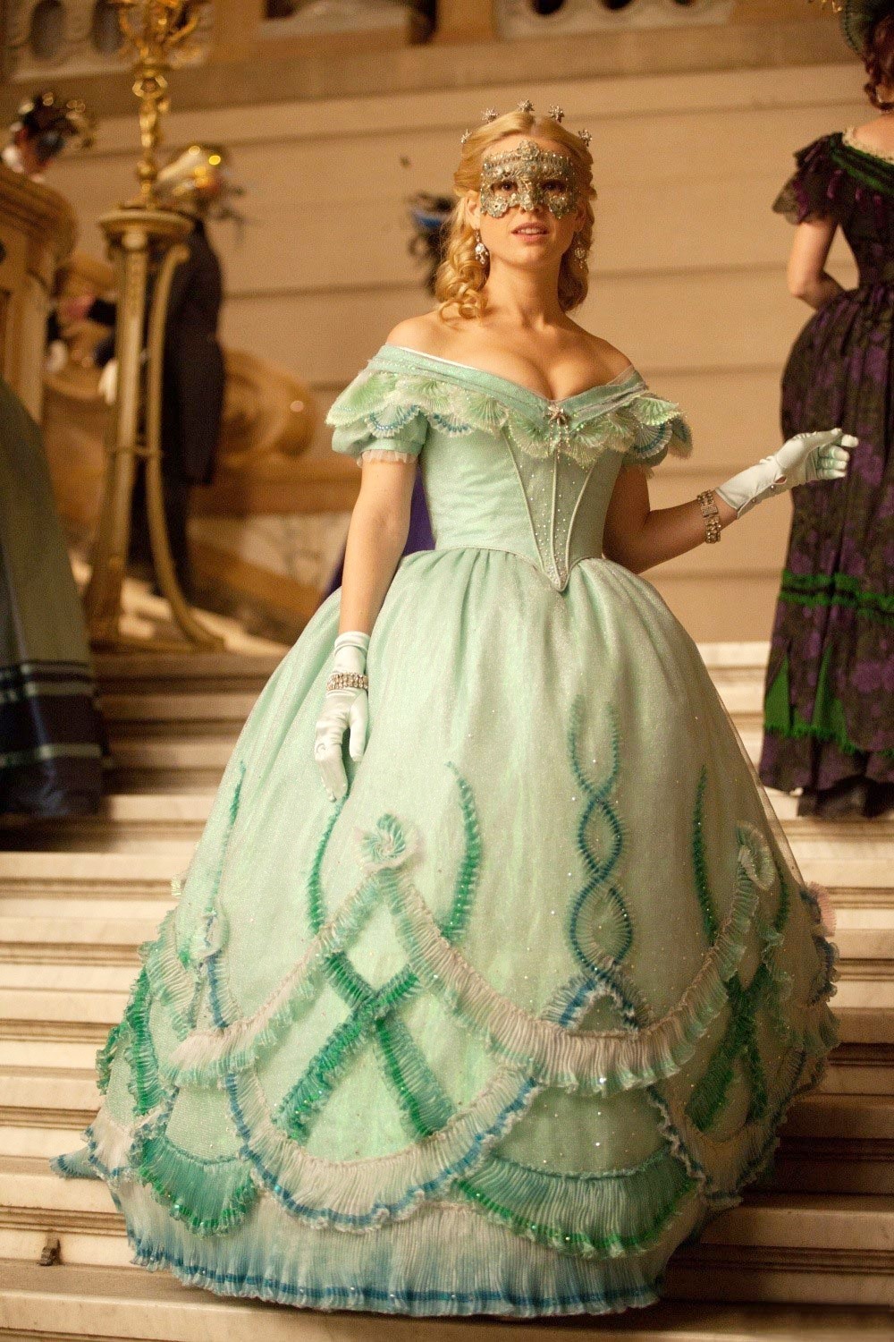 film costumes — The Raven - Alice Eve as Emily Hamilton wearing an...